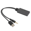 Bluetooth5.0 Receiver Adapter USB 3.5mm Jack Stereo CD Audio For Car AUX Speaker