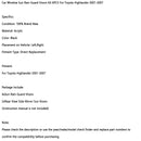 Toyota Highlander 2001-2007 Car Window Sun Rain Guard Visors Kit 6PCS