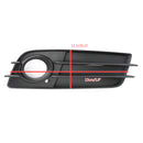 2 X Front Bumper Black Fog Light Grille Cover For Audi A4 S-LINE S4 2008-12 Generic