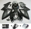 Fairing Injection Plastic Kit Matt Black Fit For Suzuki GSXR600/750 2006-2007 Generic
