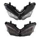 Front Headlight Grille Lamp Grille Protector For Kawasaki Ninja 400 18-21 Smoke Generic