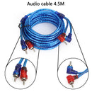 FUSE Wiring 10 GAUGE 1500W Wire Amp Sub Cable Car Amplifier Wiring Kit Audio RCA