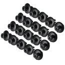 20 PACK 8MM FAIRING PANEL TRIM CLIPS SCREW IN RIVETS CLIP MOTORCYCLE UNIVERSAL Generic