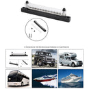12 Terminal Bus Bar 150A Wire Block Ground Distribution Car Truck RV Boat Kit