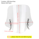Universal ABS Plastic Motorcycle Windshield Windscreen with Mounting Kit Generic