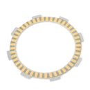 Clutch Kit Iron& Friction Plates for Kawasaki KX80 KX85 KX100 1998-2018 Generic