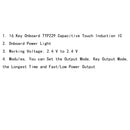 5 x TTP229 16 Channel Digital Touch Sensor Capacitive Switch Module For Arduino