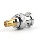 10Pcs Adapter BNC Plug Male To SMA Female Jack RF Connector Straight