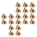 20/50PCS Brass Misting Nozzles Water Mister Sprinkle For Cooling System 0.012"