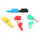 60 Pcs Seal Insulated Safety Protection 4mm Banana Plug 5 Colors