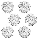 6-12PCS Napkin Rings Flower Napkin Holder Napkin Buckle