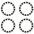 4PCS 16-Bit WS2812 5050 Built-in RGB Integrated Drivers RGB LED RingxPanel Round