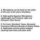 1x Handheld Speaker Mic Y26 For YAESU VERTEX VX-3R VX-5R FT-60R FT-10R VX-150