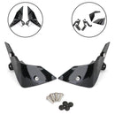 Top Side Wing Windshield Air Deflector For Honda Crf1100L 20+ Made Of Plastic Red Generic