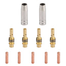 11pcs MB15 15AK 15 AK Tip 0.8mm 0.03" Nozzle Holder MIG-200 MIG Gun