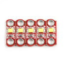 4Set SMD 3V-5V White LED Module DIY Active Components Diodes For Lilypad