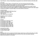 Clutch Kit Iron& Friction Plates for Kawasaki KLF KLT 185 KMX125 200 1985-2002 Generic