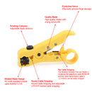 F-Type Coaxial Compression Tool Coax Cable Crimper Kit Adjustable RG6 RG59 RG11