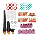 71PCS TIG Welding Torch Stubby Gas Lens