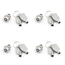 4Set D102 12mm Micro Barrel Electronic Key Lock Switch On/Off 2 Positon With Key