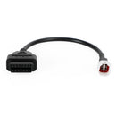 4 Pin to OBD2 Cable Diagnostic Adapter Connector Fit For Yamaha R1 R6 MT09