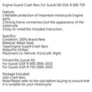 2006-2010 Suzuki GSXR GSX-R 600 750 Crash Bar Engine Frame Guard Matt Black