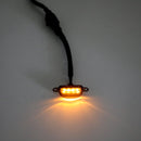 3pcs Smoked Lens Amber LED Lamp Raptor Front Grille Running Light fit Ford F-150 Generic