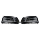 2018-2022 Audi Q5 2PCS Front Bumper Cover Grille Bezel Insert Black/Chrome