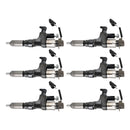 1984-2018 Hino J08E Kobelco 3.8 4.7 Diesel 6PCS Fuel Injectors 095000-6593