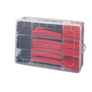 300Pcs Heat Shrink Tubing Kit 3:1 Ratio Dual Wall Adhesive Lined Kit Black Red
