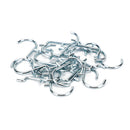20 PACK 1" Jumbo 'J' Metal Peg Garage Hanger Hooks 1/8 to 1/4 Inch Pegboard