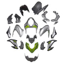 Fairing Fit for Kawasaki Z900 2017-2019 Silver Green Injection Plastic Bodywork