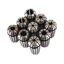 9Pcs ER16 Spring Collet 1/8"-3/8" For CNC Milling Lathe Tool Engraving Machine