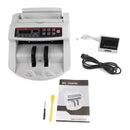 Money Bill Counter Machine Cash Counting Counterfeit Detector UV MG Bank Checker