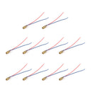 100Pcs Laser Diode Module Mini 650nm 6mm 5V 5mW Laser Dot Diode Head WL Red