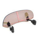 Motorcycle Adjustable Clip On Windshield Extension Spoiler Wind Deflector