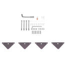 31.5*43.31" Loft Ladder Stairs Electric Attic Folding Ladder Workshop 11 Steps