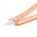 RG316D Coaxial Cable Connector Mil-C-17/152 D.S Double Shielded Pigtail