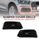 2PCS Audi Q5 2018-2022 Front Bumper Cover Grille Bezel Insert Gloss Black