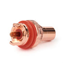 4PCS Red RCA Female Socket Chassis Connector High Quality Copper Jack