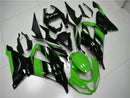 Fairing Injection Plastic Kit Green W/Bolt Kit Fit For Kawasaki Zx6R 13-18 Generic