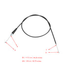 Throttle Cable Handle Bar Set For 100cc 125cc 150cc 200cc Dirt Pit Bike Generic