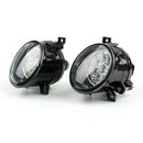 Pair Front LED Powered Front Fog Lights Bright White For VW Jetta MK5 05-09
