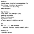 Pair LED Turn Signal W/ Fender Side Light Smoke Lens For 07-2017 Jeep Wrangler Generic