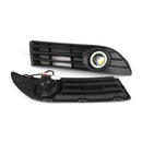 PAIR LED Fog Light Lamp Grille+Wiring Harness Kit Set For VW POLO 2005-2009 Generic