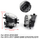 LED Fog Light Kit For 2014-2018 Q50 2015-2017 QX60 QX80 2015 Q70/Q70L/Q70 LH&RH Generic