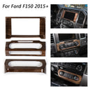 Car Console Center Dashboard Cover Trim Frame Kit For Ford F150 2015-2018 Red