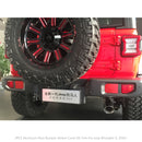 2PCS Aluminum Rear Bumper Sticker Cover Kit Trim For Wrangler JL 2018+ Generic