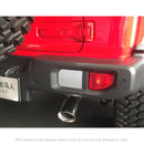 2PCS Aluminum Rear Bumper Sticker Cover Kit Trim For Wrangler JL 2018+ Generic