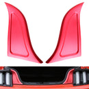 Rear Accessories Trunk Panel Plate Tailgate Trim For Ford Mustang 2015-2018 Red